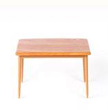 Craftuneed 1:6 Scale Miniature Brown Dining Table and Chairs Set Dollhouse Wooden Kitchen Dining Room Doll furniture