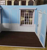 Handmade 1:6 Scale Dollhouse Window Seat Miniature Windowsill Insert | DIY Dollhouse Feature