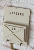 Craftuneed A pair of 1:6 Scale Miniature Dollhouse Key Rack Wall Mailbox Doll Accessories Decor Handmade