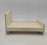 Handmade Dollhouse Miniature Wooden Bed Frame Furniture in 1/12 1/8 1/6 Scale