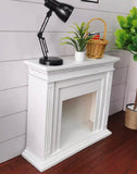 Handmade 1:6 Scale Dollhouse Fireplace with Mini Wood Bundle Miniature Wooden Furniture