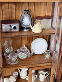 1:6 Scale Dollhouse Display Cabinet Handmade Miniature Wooden Storage Furniture