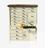 Handmade 1:6 Scale Dollhouse Cabinet Miniature Wooden Storage with Drawers Furniture