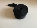 Black Cotton Trim Ribbon Tape – 4cm Wide, 8.4m Length – Sewing & Craft Supply