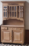 Craftuneed 1:6 Scale Miniature Sideboard Cabinet, Entryway Hutch, Chair Handmade Dollhouse Wooden Furniture For Dolls