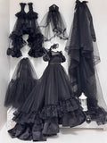 Handmade Victorian Lace Doll Bridal Dress Veil Miniature Outfit For 1/6 1/4 1/3 Scale