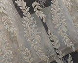Champagne Beaded Lace Fabric by Yard Sequin Bridal Embroidered Lace Tulle For Wedding