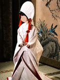 Handmade Doll Wedding Kimono Miniature Japanese Style Shiromuku Bridal Outfit 1/4 1/3