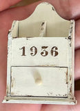 1:6 Scale Dollhouse Cutlery Holder Handmade Miniature Vintage Wooden Utensil Box Kitchen