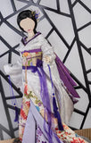 Handmade Doll Kimono Outfit with Obi Japanese Style Miniature Doll Dress 1/6, 1/4, 1/3