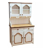 1:6 Scale Dollhouse Kitchen Cabinet Handmade Miniature Cupboard Wooden Hutch Furniture