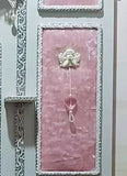 Handmade Miniature Background Board PVC Lace Wall Panel Dollhouse Backdrop 1/6 1/4 Scale