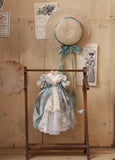Craftuneed Victorian Style Lace Doll Dress Set for BJD Includes Dress, Petticoat and Hat Fits 1/6 OB24 1/4 1/3 SD Dolls Handmade Luxury
