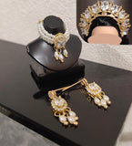 Handmade 1:6 Scale Royal Style Doll Jewelry Set – Miniature Crown, Necklace & Earrings