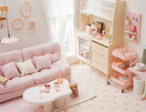 Craftuneed 1:6 Scale Dollhouse Modern Wooden Sideboard Cabinet with Door Miniature Display Storage Furniture for Dolls Available in Brown