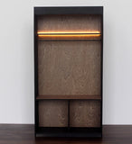 1:6 Scale Miniature Dollhouse Wardrobe Closet DIY Kit | Pre-Coloured Wood Panels Flat Pack Unassembled