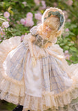 Craftuneed Victorian Rococo Doll Dress Set for BJD Includes Lace Grown, Underskirt, Petticoat and Hat Fits 1/6 OB24 1/4 1/3 Dolls