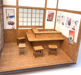 1:12 Scale Japanese Miniature Restaurant Room Kit – DIY Izakaya Dollhouse Flat Pack (Unassembled)