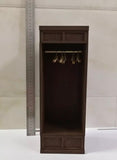 Handmade 1:6 scale Dollhouse Wooden Wardrobe Miniature Cabinet Storage Furniture