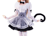 1:6 Scale Doll Cat Outfit Set Handmade Miniature Dress Skirt Stockings Accessories
