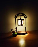 Craftuneed 1:6 Scale Dollhouse Traditional Japanese Lantern with Wooden Stand Miniature Diorama Hanging Light Accessory For Fashion Dolls