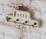 Craftuneed A pair of 1:6 Scale Miniature Dollhouse Key Rack Wall Mailbox Doll Accessories Decor Handmade