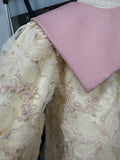 Handmade Baby Girl Lace Dress, Toddler Floral Pink Collar Outfit Children Wear Luxury