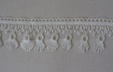 Ivory Fringe Lace Trim Bundle 6.6 Meters Continuous Tassel Embroidered Lace For Sewing
