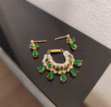 Handmade 1:6 Scale Royal Style Doll Jewelry Set – Miniature Pearl Gemstone Style Crown, Necklace & Earrings