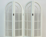 Dollhouse Folding Screen Handmade Miniature Arched Room Divider Display 1/6 1/4 Scale