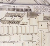 Miniature Coffee Shop Stand DIY Kit – 1:6 Scale Dollhouse Market Cart (Not Assembled)
