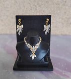 Set of 3 Doll Jewellery 1:6 Scale Miniature Rhinestone Necklaces Earrings Handmade