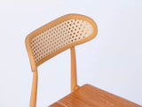 Craftuneed 1:6 Scale Miniature Brown Dining Table and Chairs Set Dollhouse Wooden Kitchen Dining Room Doll furniture