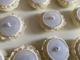 Ivory Rose Buttons Bundle Decorative Sequins & Beads Embellishments (14pcs)