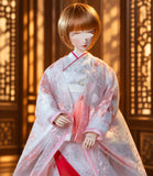 Handmade Doll Wedding Kimono Miniature Japanese Style Floral Clothing 1/4 1/3 Scale