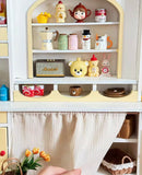 Craftuneed 1:6 Scale Dollhouse Vintage Style Grocery Cabinet Miniature Doll Grocer’s Display Shelf Furniture Handmade (Also available in 1:12 scale)