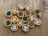 Miniature Dim Sum Bundle 18pcs Set – Cute Asian Food Miniatures / Dollhouse Accessories
