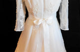 Craftuneed Elegant Ivory Rhinestones Beaded Bridal Sash Belt Faux Crystal Pearl Satin Ribbon Belt Waistband for Wedding Dress