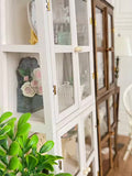 1:6 Scale Dollhouse Display Cabinet Handmade Miniature Wooden Storage Furniture