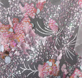 Pink Iridescent Sequin Lace Fabric by Meter – Sparkly Embroidered Mesh Tulle for Dressmaking