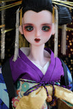 Craftuneed Oiran Kimono Doll Dress Handmade Japanese Geisha Outfit Costume for 1/6, 1/4, 1/3 Scale Dolls