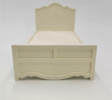 Handmade Dollhouse Miniature Wooden Bed Frame Furniture in 1/12 1/8 1/6 Scale