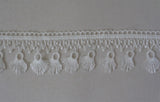 Ivory Fringe Lace Trim Bundle 6.6 Meters Continuous Tassel Embroidered Lace For Sewing