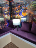 Handmade Dollhouse Modern Table Lamp & Floor Lamp Set 1:6 Scale Miniature Lighting