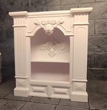 1:12 Scale Dollhouse Cabinet Storage Miniature Wardrobe Prop (White or Black)