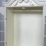 Handmade 1:6 scale Dollhouse Wardrobe Cabinet French Style Miniature Furniture Storage