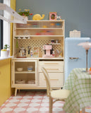Craftuneed 1:6 Scale Dollhouse Modern Wooden Sideboard Cabinet with Door Miniature Display Storage Furniture for Dolls Available in Brown