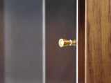 Craftuneed 1:6 Scale Miniature Wooden Corner Cabinet Handmade Dollhouse Storage Shelf Display Unit Furniture For Dolls