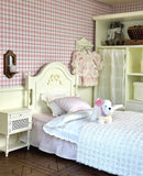 Craftuneed 1:6 scale Dollhouse French Style Princess Bed Miniature Ivory cream Wooden Bed Bedding Set For Fashion Dolls