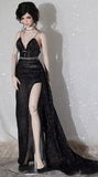 Handmade Sparkly Evening Doll Gown Evening Dress with Necklace 1/6 1/4 1/3 scale